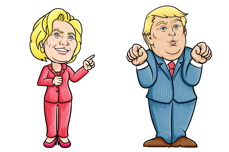 Trump vs Clinton in 2016 U.S. election