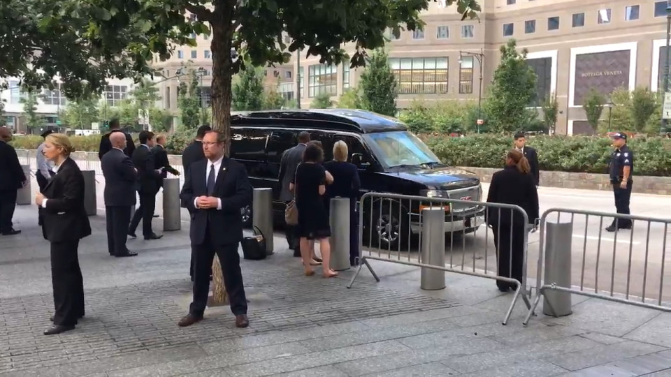 Clinton Rushed from 9-11 event