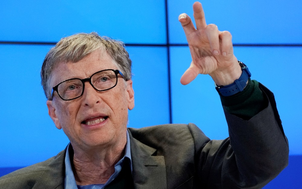 Bill Gates, coprésident de la Fondation Bill & Melinda Gates, assiste à la réunion annuelle du Forum économique mondial (WEF) à Davos