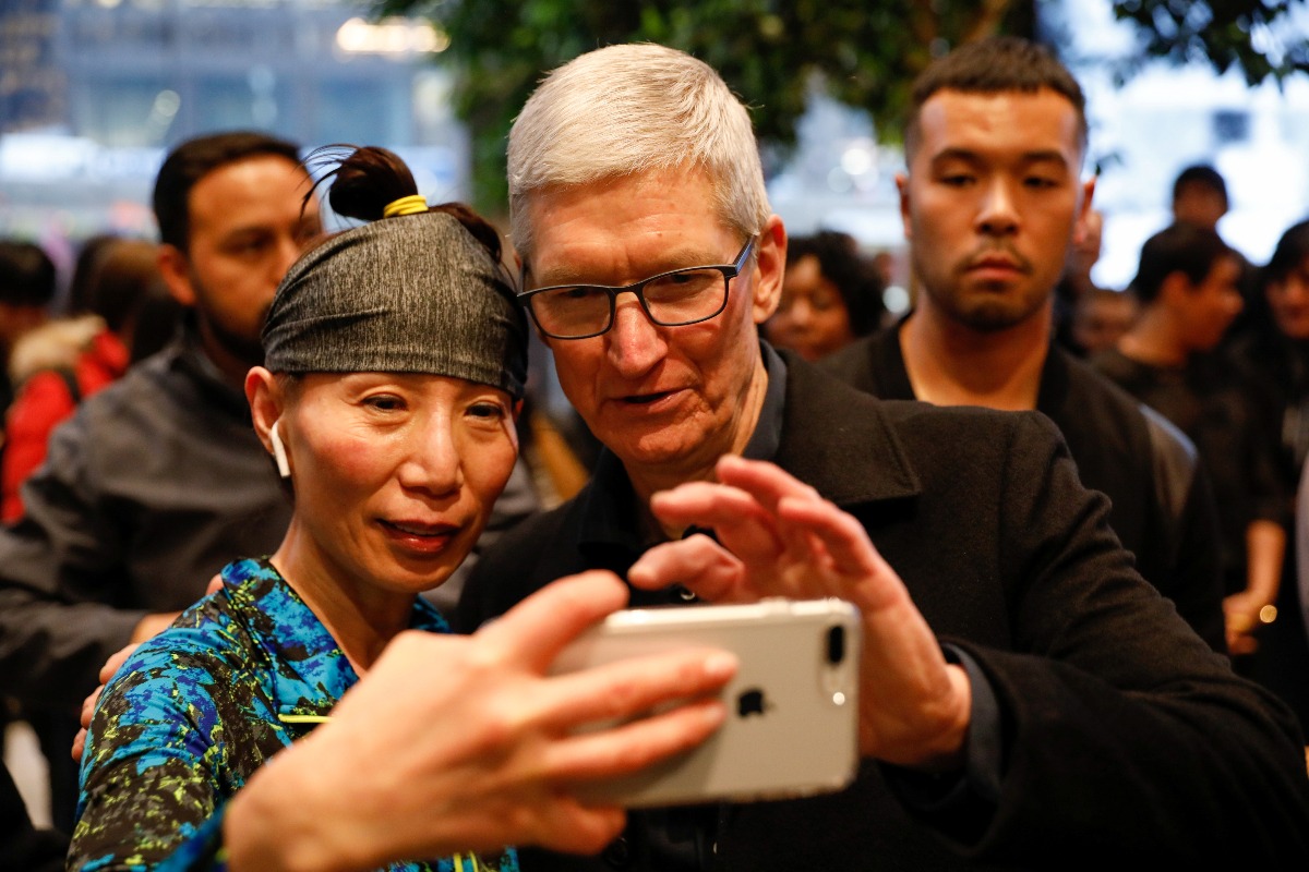 Tim Cook, Apple CEO - REUTERS/John Gress